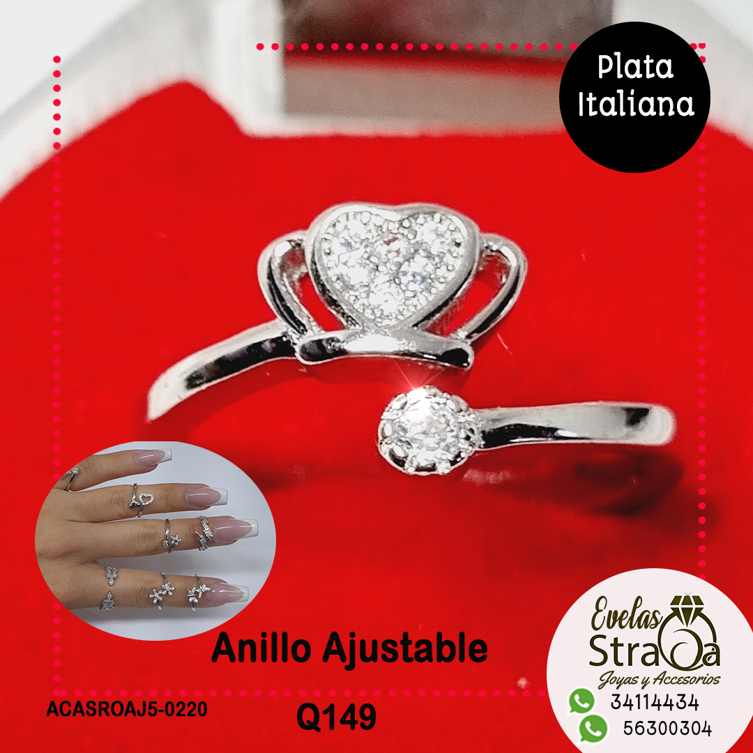 Anillo Plata 925, Ajustable
