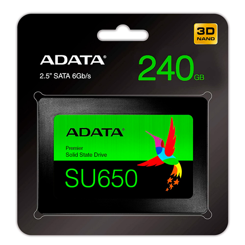 ADATA ASU650SS-240GT-R SSD SU650 240GB 2.5 SATA III NAND 3D
