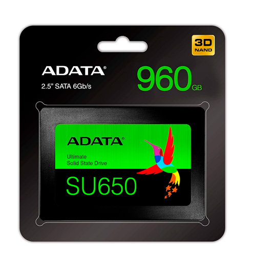 ADATA ASU650SS-960GT-R SSD SU650 960GB 2.5 SATA III NAND 3D