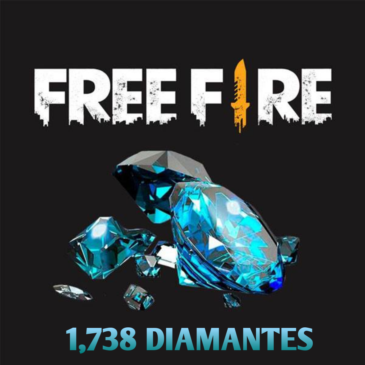 1,738 Diamantes Free Fire
