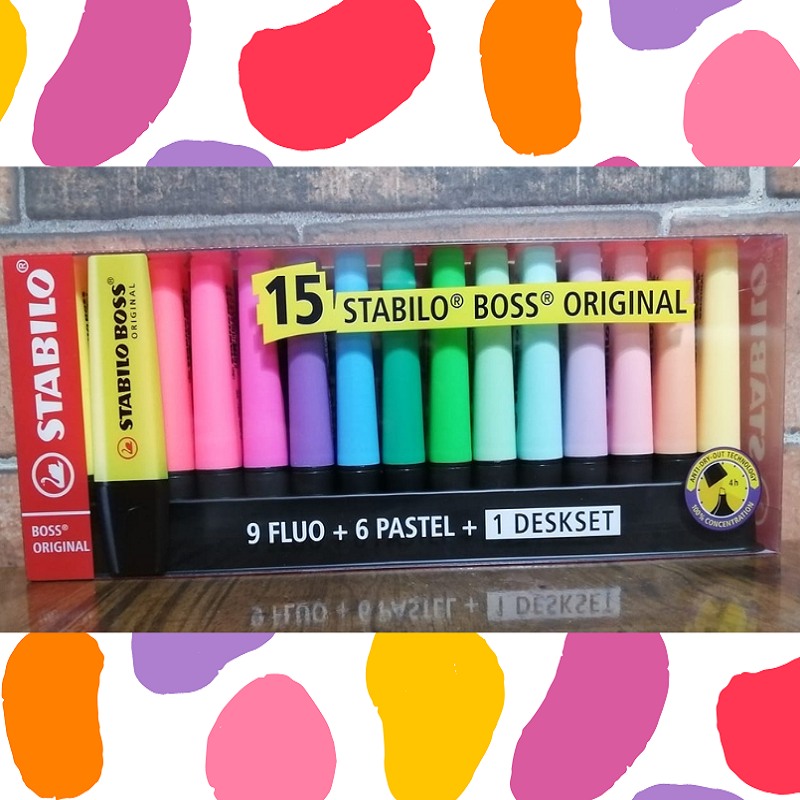 Marcadores Stabilo Boss -Set 15 colores-