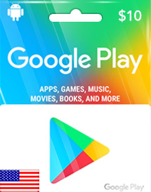 Google Play USD 10 Gift Card US