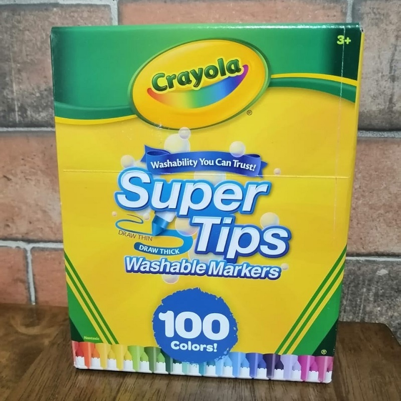 Marcadores Super Tips Crayola 100 U