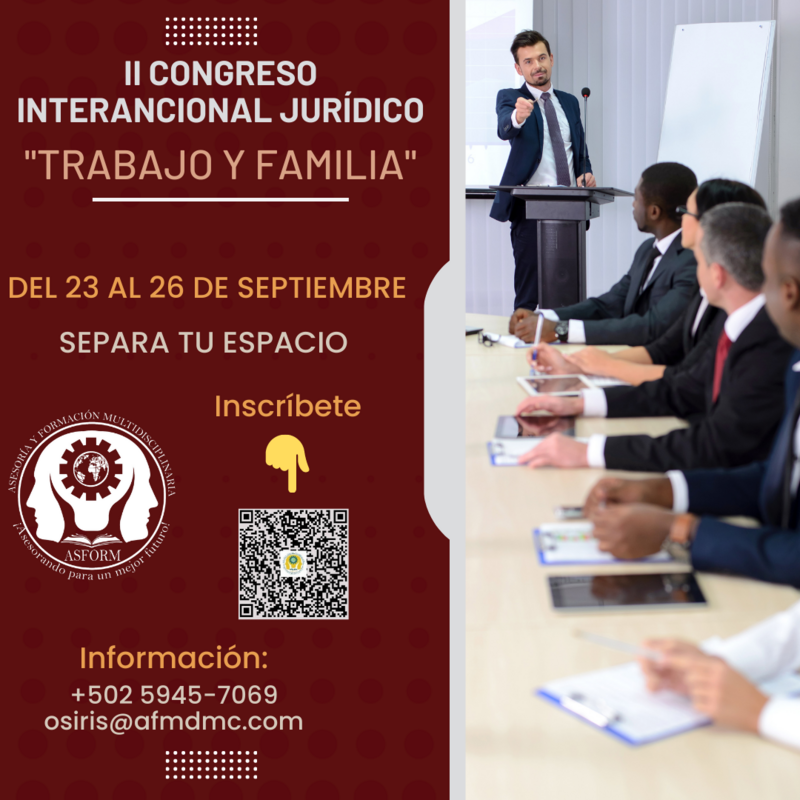 II Congreso Internacional Jurídico Trabajo y Familia