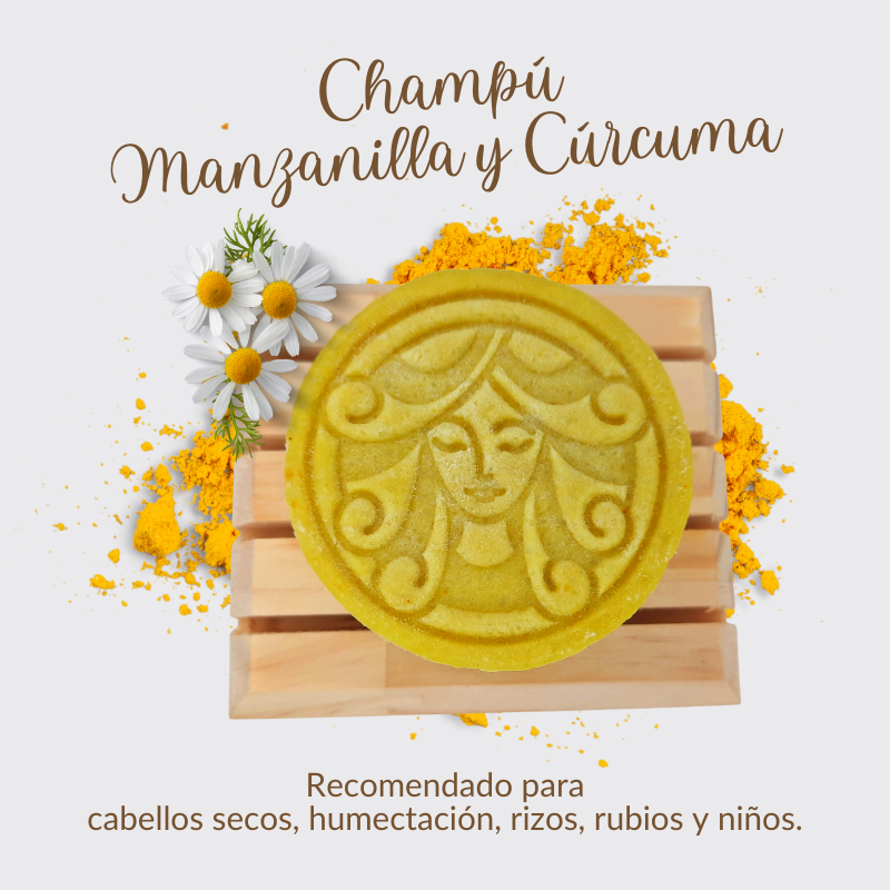Champú Manzanilla y Cúrcuma